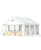 Simplie Fun 20x20FT Party Tent with Removable Sidewalls and Waterproof Gazebo Shelter