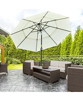 3-Tier Patio Umbrella with Crank and Tilt