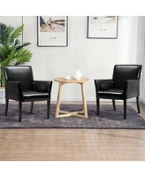 Sugift Modern Pu Leather Executive Arm Chair Sofa