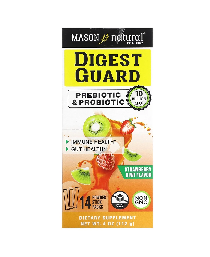 Mason Natural Digest Guard Strawberry Kiwi 14 Powder Stick Packs