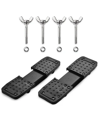 Yescom 1 Pair Stilt Soles & Wing Bolt Replacement Kit for Drywall Stilts Tool Painting