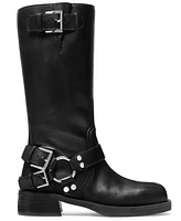 Michael Michael Kors Women's Crosby Leather Moto Boots