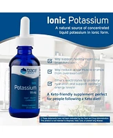 Trace Minerals Liquid Ionic Potassium Dietary Supplement | 99 mg Potassium Powered by Concentrace Electrolytes | Supports Hydration, Energy