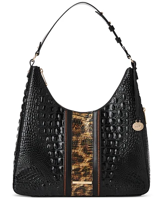 Brahmin Tabitha Kairos Embossed Leather Shoulder Bag