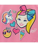 Jojo Siwa Little Girls Crossover T-Shirt and Leggings Outfit Set