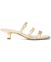 Michael Kors Women's Darrington Kitten Heel Strap Sandals