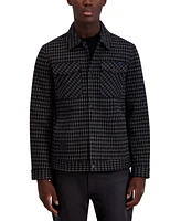 Karl Lagerfeld Paris Men's Textured Shirt Jacket