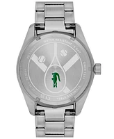 Lacoste Men's Monceau Silver Stainless Steel Bracelet Watch 41mm