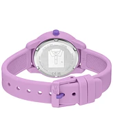 Lacoste Kids Mini Tennis Purple Silicone Strap Watch 34.5mm