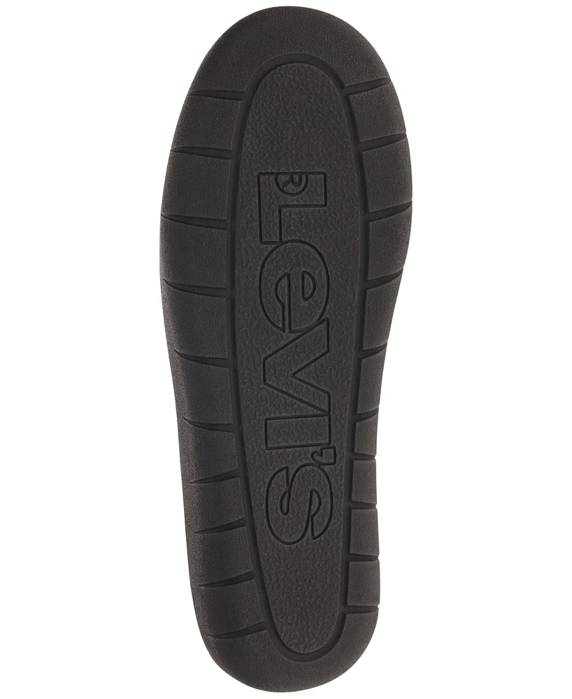 Levi's Men's Roger Faux-Sherpa Corduroy Slippers