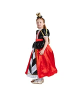 Dress Up America Queen of Hearts Costume - Girls