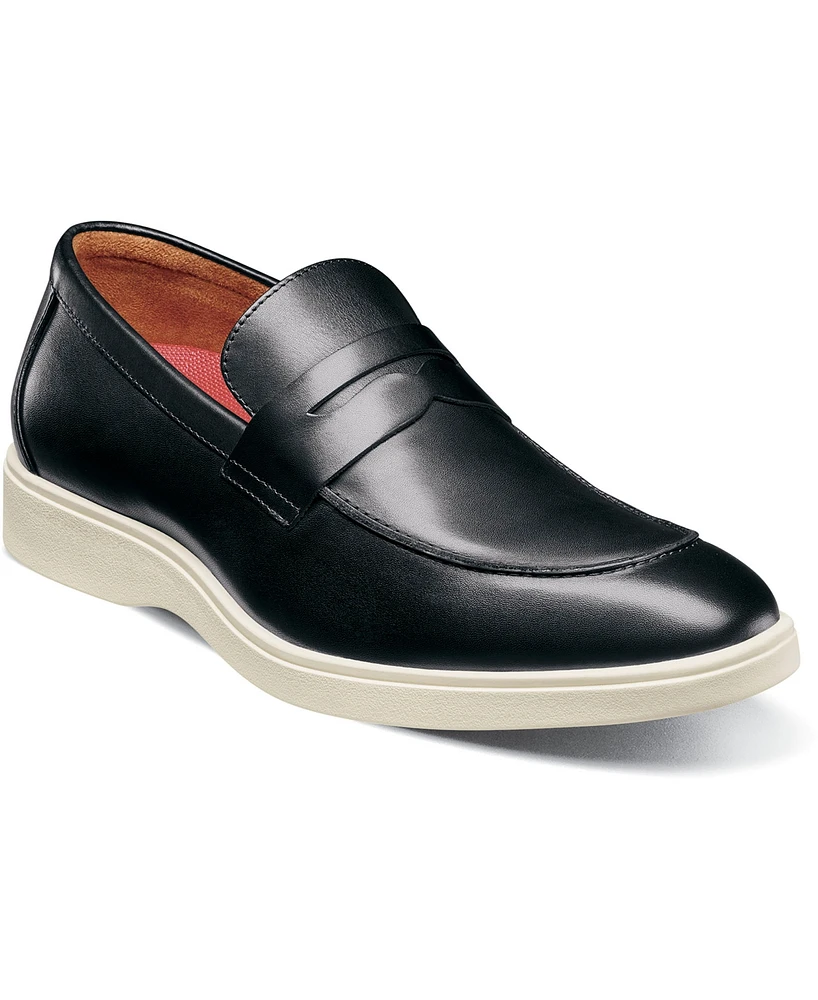 Stacy Adams Men's Spencer Moc Toe Penny Slip On Shoes