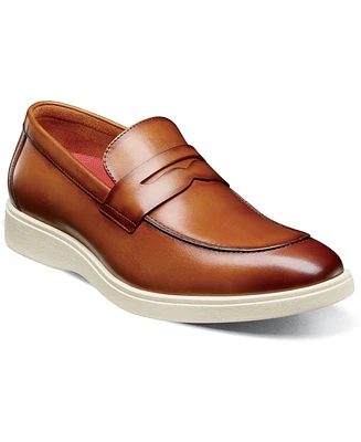 Stacy Adams Men's Spencer Moc Toe Penny Slip On Shoes