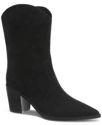 On 34th Gemma Stacked Heel Booties, Created for Macy's