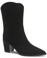 On 34th Gemma Stacked Heel Booties, Created for Macy's