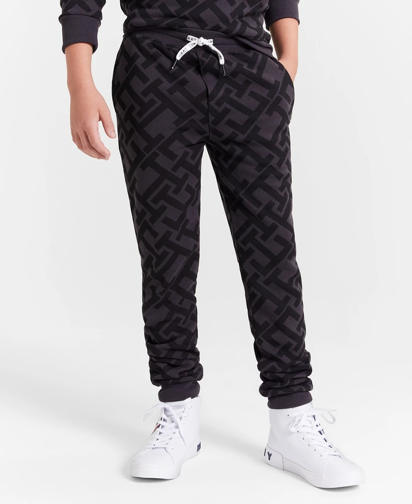 Tommy Hilfiger Toddler and Little Boys Allover Print Soft Fleece Jogger