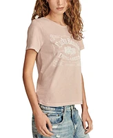 Lucky Brand Women's Cotton Graphic Crewneck Tee