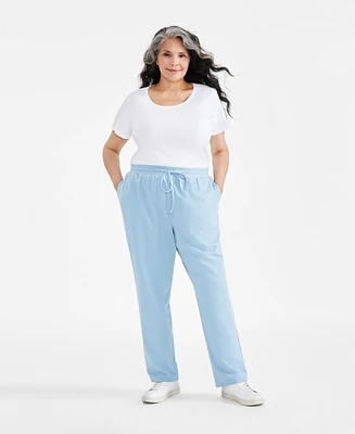 Style & Co Plus Knit Pull-On Pants, Created for Macy's