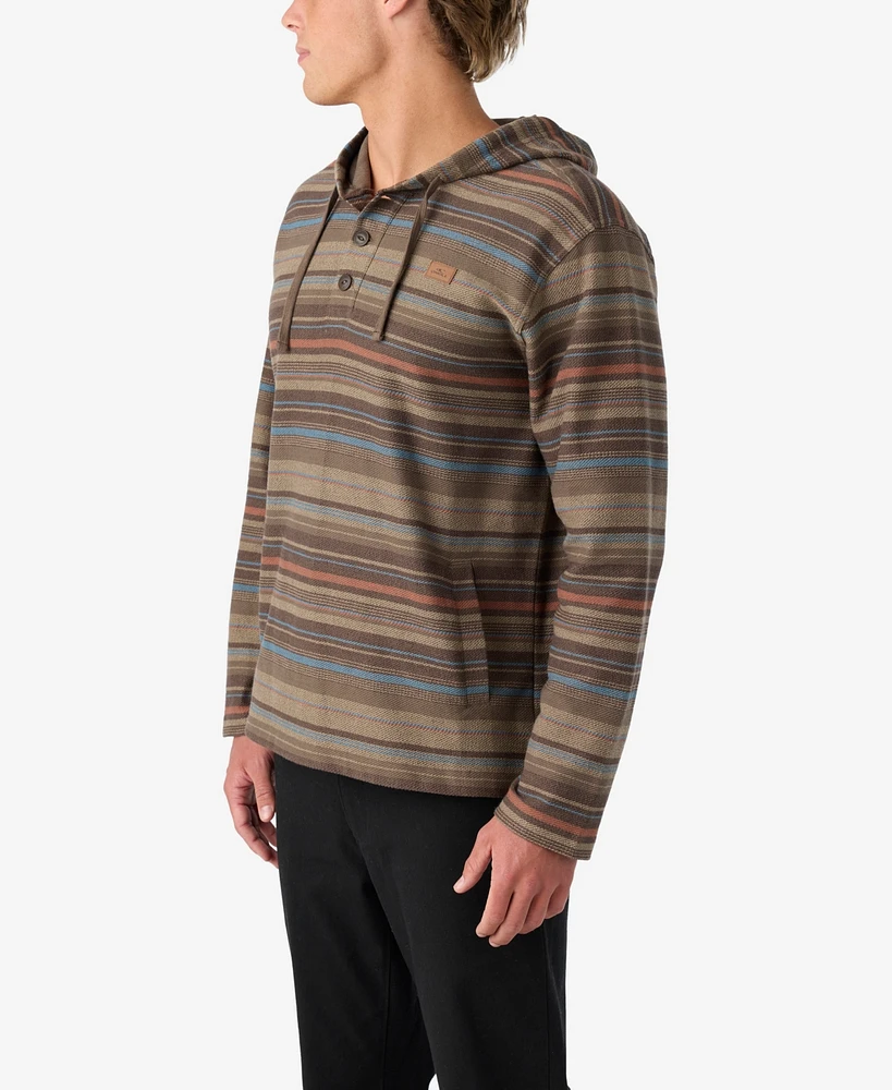 O'Neill Men's Bavaro Stripe Poncho Fleece Tops