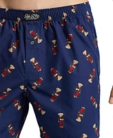 Polo Ralph Lauren Men's Bear Print Woven Boxers