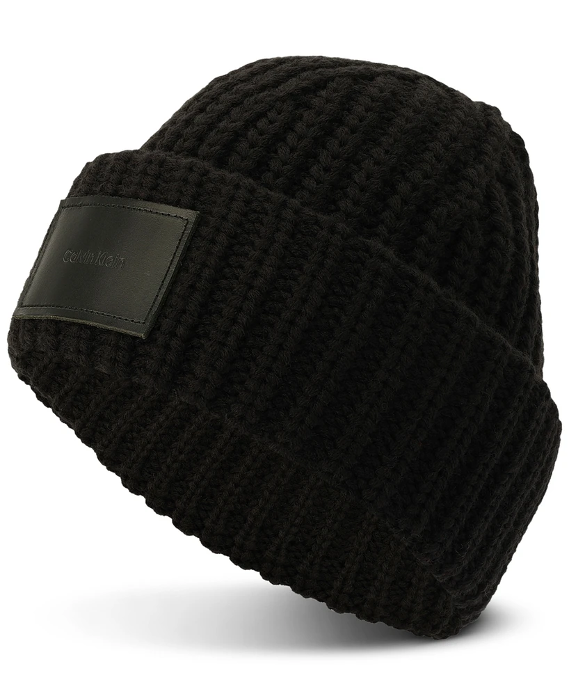 Calvin Klein Men's Lofty Shaker Logo Beanie