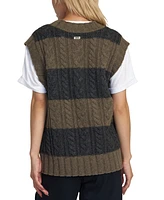 Rvca Juniors' Chefs Kiss V-Neck Sweater Vest