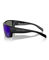 Native Eyewear Men's Polarized Sunglasses, Griz XD9014