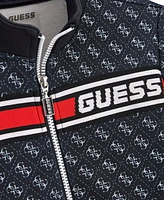 Guess Big Boy Collared Active Quatro G Zip-Up Top