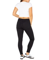 Celebrity Pink Juniors' Mid Rise Skinny Ankle Jeans