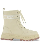 Dkny Little & Big Girls Crissa Logo Webbing Boots