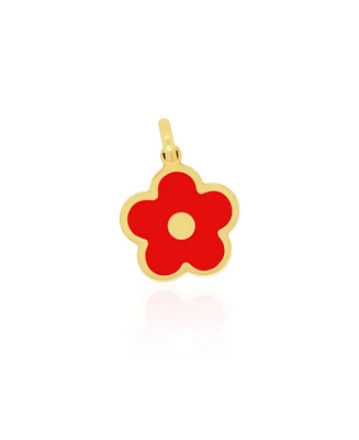 The Lovery Coral Cherry Blossom Charm 14K Gold