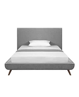 Loft Lyfe Alaric Linen Platform Bed Full
