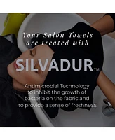 Arkwright Microfiber Salon Towels - Silvadur Treated (Black) (12/Pack)