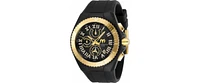 TechnoMarine Men's Tm-119016 Cruise Quartz 3 Hand Gold, Black Dial Watch