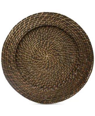 Jay Import American Atelier Rattan Round Charger, Set of 4