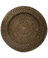 Jay Import American Atelier Rattan Round Charger, Set of 4