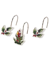 Spode Christmas Tree 13-Pc. Shower Curtain & Hook Set