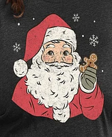 Hybrid Apparel Plus Santa Cookie Graphic T-shirt