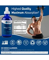 Trace Minerals Mega-Mag 400 mg Liquid Magnesium Chloride | Supports Normal Muscle Function | 30 Servings, 4 fl oz (1 Pack)