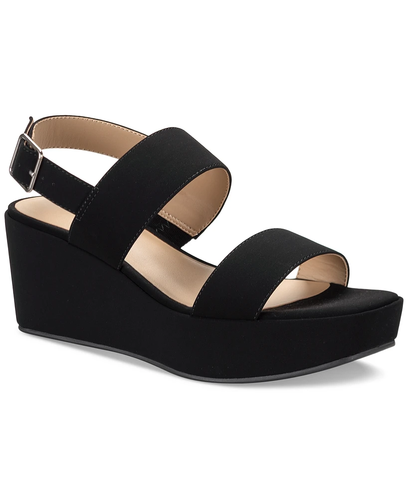 Style & Co Women's Ardenn Double-Strap Wedge Sandals, Created for Macy's