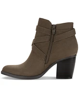 Style & Co Women's Zetaa Strappy Belt-Heel Booties, Created for Macy's