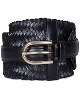 Michael Kors Braided Leather 2-in-1 Belt Set