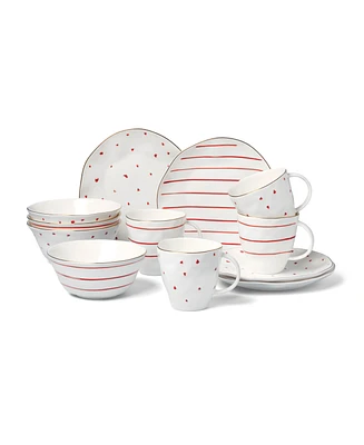 Lenox Garnet Bay 12 Pc. Dinnerware Set, Service for 4