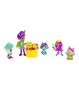 Gabby's Dollhouse Celebration Themed Cat Toy Figures