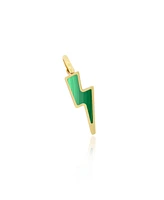 The Lovery Malachite Lightning Bolt Charm