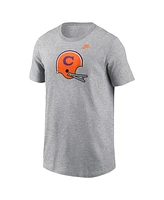 Nike Big Boys and Girls Heather Gray Clemson Tigers Helmet T-Shirt