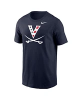 Nike Men's Navy Virginia Cavaliers Red White Hoo Logo T-Shirt