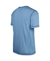 New Era Men's Light Blue Tennessee Titans Third Down Puff Print T-Shirt