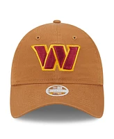 New Era Women's Brown Washington Commanders Main Core Classic 2.0 9TWENTY Adjustable Hat