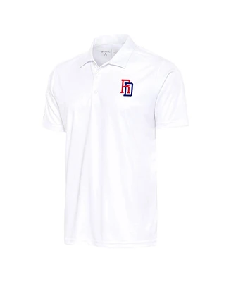 Antigua Men's White Dominican Republic Baseball 2023 World Classic Tribute Polo